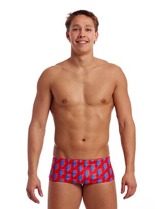 Mens Funky Trunks Sidewinder Trunks – Hot Volt | Swimwear Shack